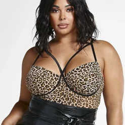 Fashion To Figure Latisha Leopard Print Strappy Bodysuit 7 Fashion To Figure Latisha Leopard Print Strappy Bodysuit -Pleasures SHOP x bf501217 e514 4ada 8155 9770460c4421