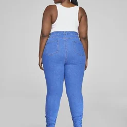 Fashion To Figure Ultra High Rise Skinny Jeans With Ruching Detail 8 Fashion To Figure Ultra High Rise Skinny Jeans With Ruching Detail -Pleasures SHOP x bf73fece 1a9c 4842 bd7c 6c8508d02ee9