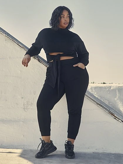 Fashion To Figure Toni Tapered Leg Joggers 1 Fashion To Figure Toni Tapered Leg Joggers