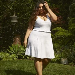 Fashion To Figure Zoey Crochet Fit And Flare Dress -Pleasures SHOP x c1b63d32 e194 44c5 a0ca f00403e4f0d1