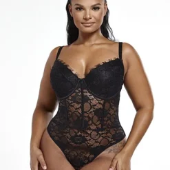 Fashion To Figure Avery Lace Bodysuit -Pleasures SHOP x c1b67342 df8b 444a 914c 2e1ffb26ad86