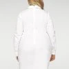 Fashion To Figure Janie Ruched Shirt Dress