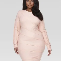 Fashion To Figure Shanna Seam Detail Bodycon Dress -Pleasures SHOP x c2f21c5c 0b08 44c0 a315 b269e54b1ccb