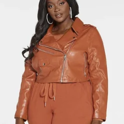 Fashion To Figure Robyn Moto Jacket - Gabi Fresh X FTF