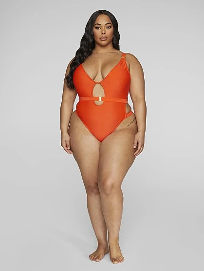 Fashion To Figure Savannah V-neck Monokini Swimsuit 6 Fashion To Figure Savannah V-neck Monokini Swimsuit - Image 6