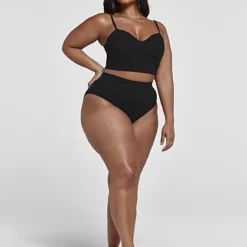 Fashion To Figure Natalie Ribbed Knit Crop Tank And Panty Set -Pleasures SHOP x c6e39df7 e66d 4c50 8e8e 6250364c915f