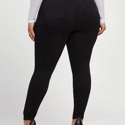 Fashion To Figure Ultra High-Rise Moto Skinny Jeans -Pleasures SHOP x c75e9b9b a254 4ca2 80bd 20d1d52a319b