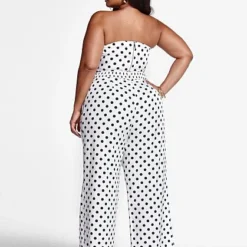 Fashion To Figure Antonia Polka Dot Wide Leg Pants