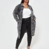 Fashion To Figure Deena Black Acid Wash Trucker Jacket