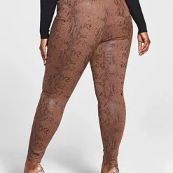 Fashion To Figure High Rise Snakeskin Texture Skinny Jeans - Short Inseam -Pleasures SHOP x cb7ef80a 7a5f 4fc0 be47 889065b5ad57