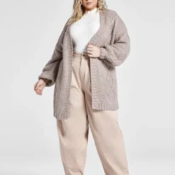 Fashion To Figure On The Move Cable-Knit Cardigan - Patrick Starrr X FTF -Pleasures SHOP x cc13c665 9cbf 48fe 95ad e2bef6ff516b