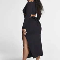 Fashion To Figure Tiffany O-Ring Detail Maxi Skirt