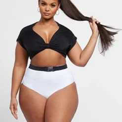 Fashion To Figure Khloe Short Sleeve Crop Swim Top 8 Fashion To Figure Khloe Short Sleeve Crop Swim Top -Pleasures SHOP x cedd0d6b d219 4d9d 9157 1f57cd39ec94