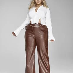 Fashion To Figure Juno Faux Leather Pants - FTF LAB 008: Nao Cha -Pleasures SHOP x cf7eadc2 d908 49a7 a281 cd1f9c3809be