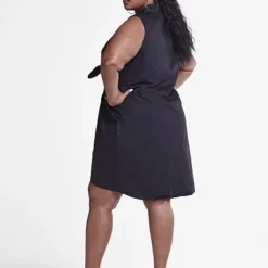 Fashion To Figure Norah Sleeveless Knot Front Dress -Pleasures SHOP x cfa8511b 73af 4437 8d05 574b02ea1675