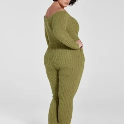 Fashion To Figure The Cuddle Off-The-Shoulder Jumpsuit -Pleasures SHOP x d03acf17 769a 4d35 95db aa41bc764995