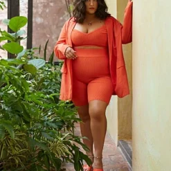 Fashion To Figure Nika Linen Blazer - Nadia X FTF