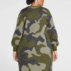Fashion To Figure Marguerite Camo Cardigan Sweater -Pleasures SHOP x d257ee0c 2286 4a38 906d 9d79af9a4244