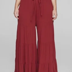 Fashion To Figure Ariella Tie Waist Tiered Pants -Pleasures SHOP x d2a6dfae 114c 485c ac4b 10a0eed7c717
