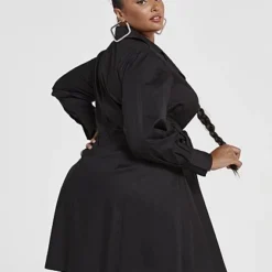 Fashion To Figure Anita Tie Front Shirt Dress 7 Fashion To Figure Anita Tie Front Shirt Dress -Pleasures SHOP x d2aca491 261e 41f7 9798 d3e3747203bb