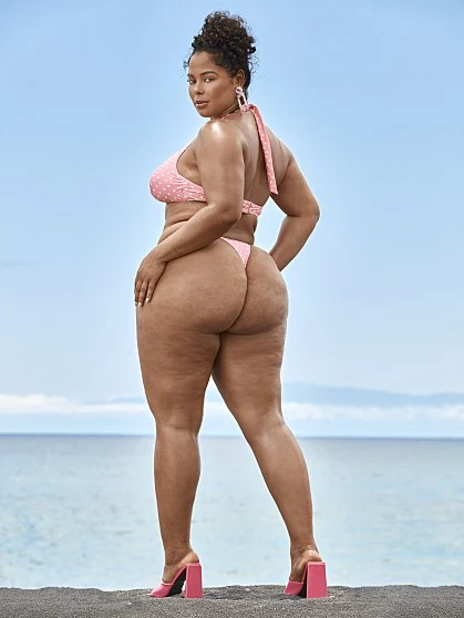 Fashion To Figure 'Agent Jones' Heart Print Bikini Thong - Tabria Majors X FTF 3 Fashion To Figure 'Agent Jones' Heart Print Bikini Thong - Tabria Majors X FTF - Image 3