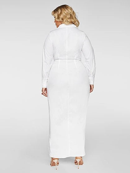 Fashion To Figure Taylor Maxi Shirtdress 2 Fashion To Figure Taylor Maxi Shirtdress - Image 2