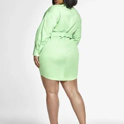 Fashion To Figure Penelope Tie Waist Shirt Dress -Pleasures SHOP x d67c31b1 e1b3 4cc7 89ab 401e28ebf720