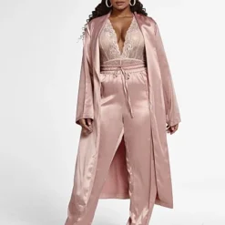 Fashion To Figure Veronica Satin Duster