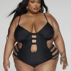 Fashion To Figure Chandra Caged One-Piece Monokini Swimsuit -Pleasures SHOP x d6a60702 36fc 41c4 bce7 7ea10d4c2e12
