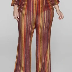 Fashion To Figure Keena Striped Wide Leg Pants -Pleasures SHOP x d7f3c14f 8eaf 4ca7 9eb4 f11f2ed42332