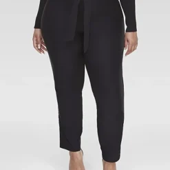 Fashion To Figure Cameron Tie Front Pants -Pleasures SHOP x d84f3626 8f3f 4982 b46e 193f79e0c1f6