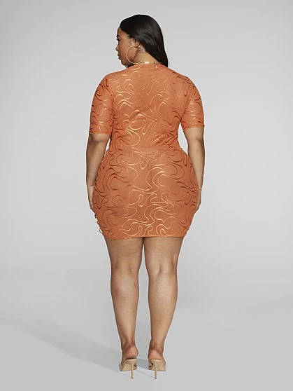 Fashion To Figure Jess Swirl Print Swim Cover-up 1 Fashion To Figure Jess Swirl Print Swim Cover-up