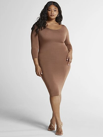 Fashion To Figure Signature - Everyday Midi Dress 1 Fashion To Figure Signature - Everyday Midi Dress