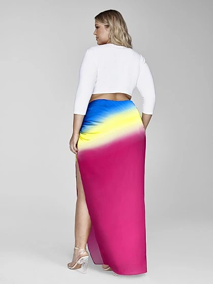 Fashion To Figure Renee Tie Dye Maxi Skirt - Garnerstyle X FTF 2 Fashion To Figure Renee Tie Dye Maxi Skirt - Garnerstyle X FTF - Image 2