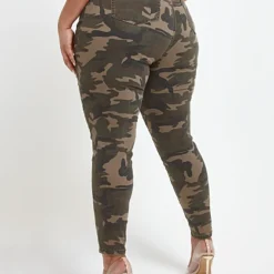 Fashion To Figure Camo Triple Stack High-Waist Jeans -Pleasures SHOP x de38a826 689a 4dd7 a4d3 ac5b0c27200e