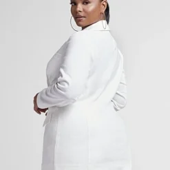 Fashion To Figure Diane Stretch Linen Blazer