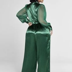 Fashion To Figure You Could Neva Tie Neck Jumpsuit - Patrick Starrr X FTF -Pleasures SHOP x df2f648e 02b0 4a26 abe1 af84348c9c3d