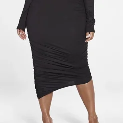 Fashion To Figure Nikita Asymmetrical Hem Knit Skirt -Pleasures SHOP x e0a9157f d945 464a ad3e c6d85c14e636