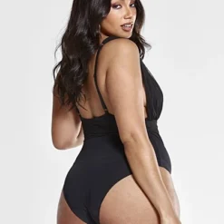 Fashion To Figure Anastacia Deep-V Bodysuit