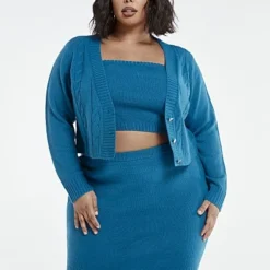 Fashion To Figure Gigi Sweater Skirt -Pleasures SHOP x e3f12bed 3c1b 4e33 8acb 5dbd25f6a66d