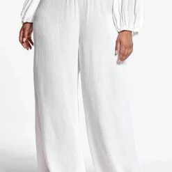 Fashion To Figure Ingrid Gauze Wide Leg Pants -Pleasures SHOP x e4ef45ba 51f9 4d90 bb9b d608c885d658