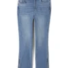 Fashion To Figure High Rise Split Waist Relaxed Fit Jeans - Tall Inseam