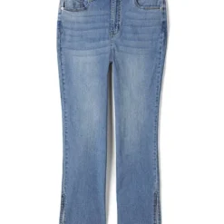 Fashion To Figure High Rise Split Waist Relaxed Fit Jeans - Tall Inseam