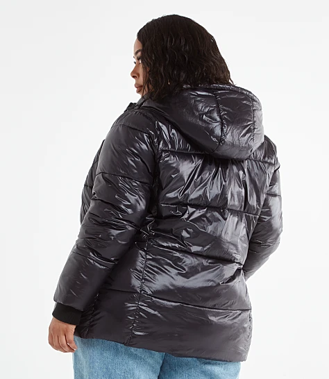 Fashion To Figure Shine On Puffer Coat 11 Fashion To Figure Shine On Puffer Coat - Image 11