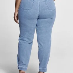 Fashion To Figure Reese Denim Tie Waist Joggers