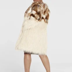 Fashion To Figure Lisa Mixed Faux Fur Coat 11 Fashion To Figure Lisa Mixed Faux Fur Coat -Pleasures SHOP x e79c3079 6189 4956 9bc2 60b753ef36b7