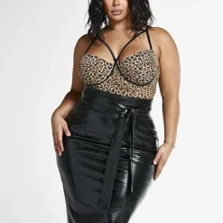 Fashion To Figure Latisha Leopard Print Strappy Bodysuit 8 Fashion To Figure Latisha Leopard Print Strappy Bodysuit -Pleasures SHOP x e900f91a 5e29 41ca 964d ab05ec0a204f
