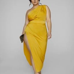 Fashion To Figure Bella One Shoulder Maxi Dress -Pleasures SHOP x e9b4fe0e 2dfa 44b3 888c e3212eb1739e