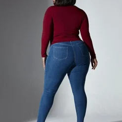 Fashion To Figure Vintage Wash Mid-Rise Frayed Skinny Jeans -Pleasures SHOP x ecd1f339 d376 40b9 b494 0f8e1e40b520