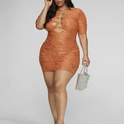 Fashion To Figure Jess Swirl Print Swim Cover-up -Pleasures SHOP x ed0c93a5 9823 4f52 9d05 7c1f40b3f95f